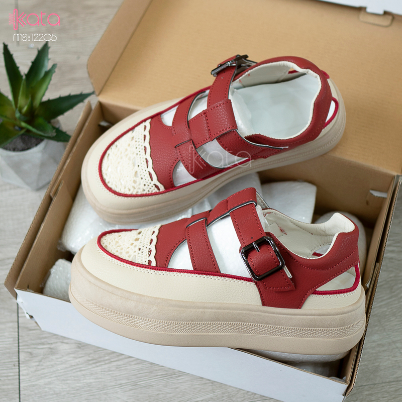 Giày sandal nữ , giày tăng chiều cao thoáng khí dạo phố 12205