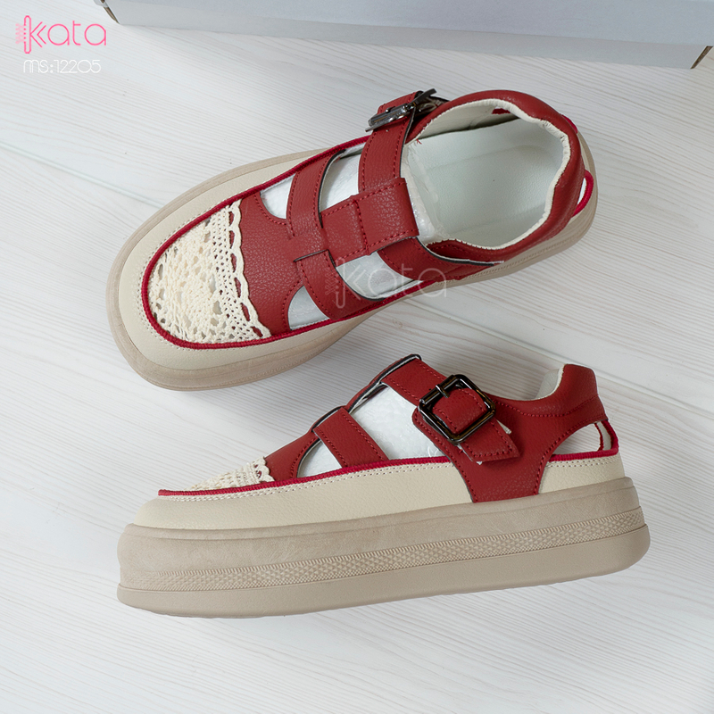 Giày sandal nữ , giày tăng chiều cao thoáng khí dạo phố 12205