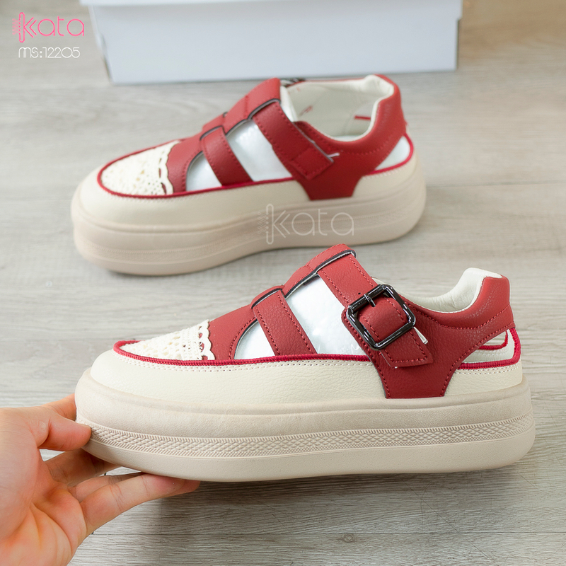 Giày sandal nữ , giày tăng chiều cao thoáng khí dạo phố 12205