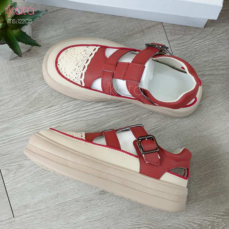 Giày sandal nữ , giày tăng chiều cao thoáng khí dạo phố 12205