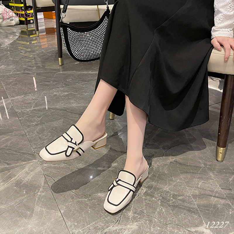 Giày cao gót Muller ,giày sục hở gót nữ 12227