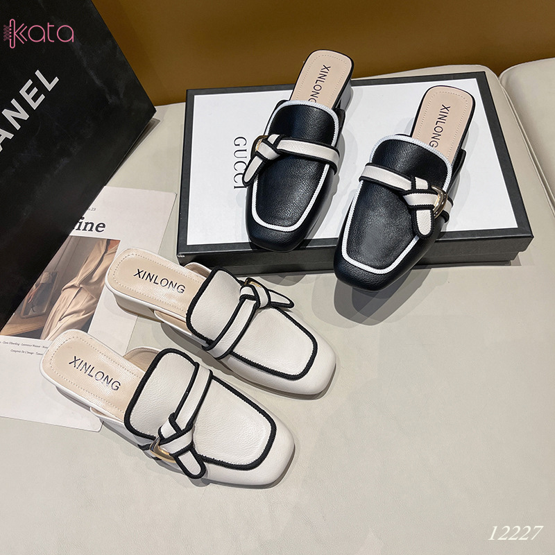 Giày cao gót Muller ,giày sục hở gót nữ 12227