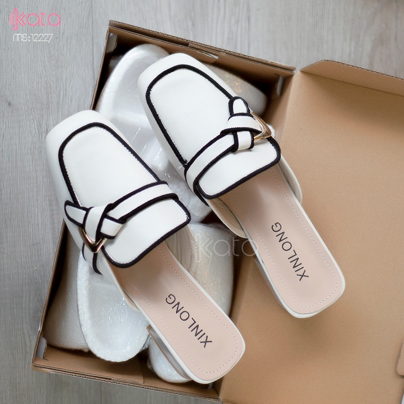 Giày cao gót Muller ,giày sục hở gót nữ 12227