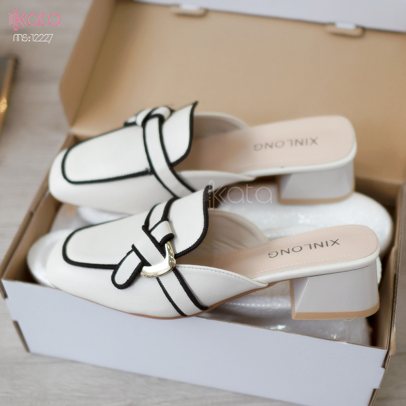 Giày cao gót Muller ,giày sục hở gót nữ 12227