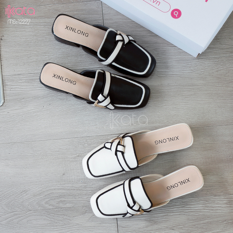 Giày cao gót Muller ,giày sục hở gót nữ 12227