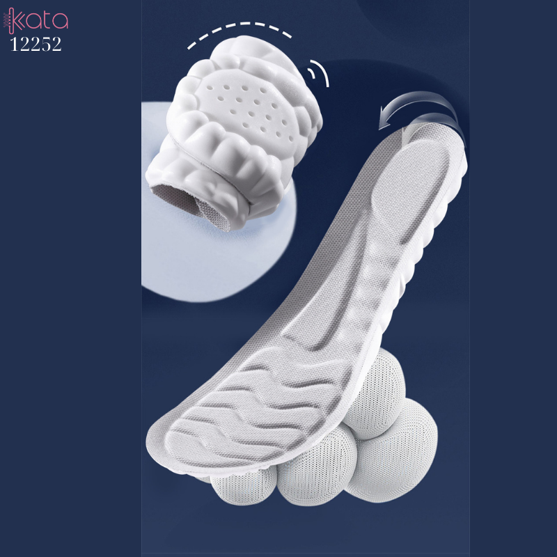 Lót giày thể thao PU siêu mềm Nam Nữ,đế dày chống sốc đứng lâu không mỏi 12252