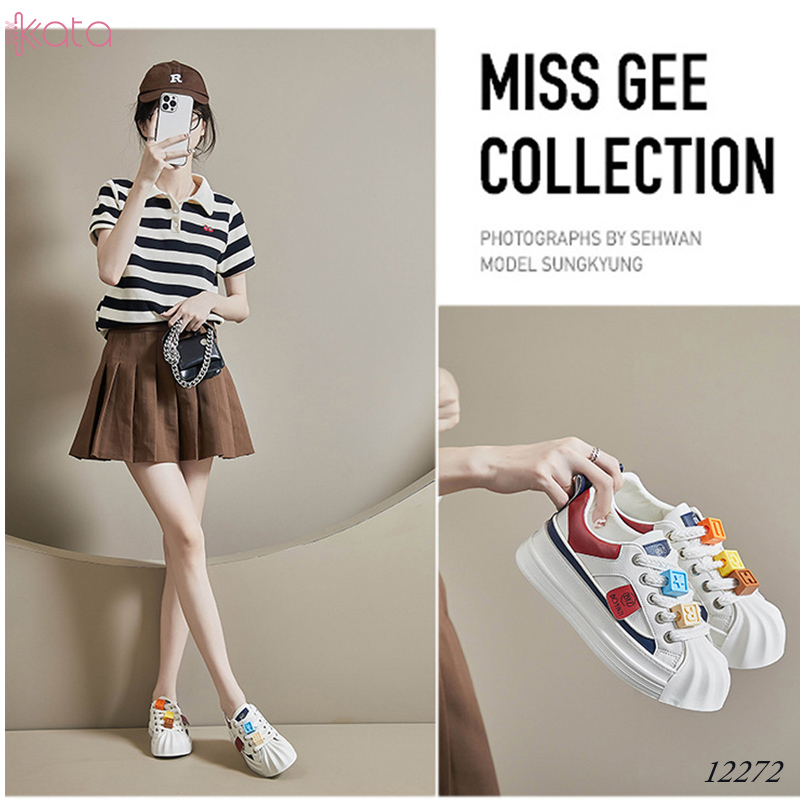 Giày thể thao nữ, giày dạo phố sinh viên phong cách Hàn Quốc 12272