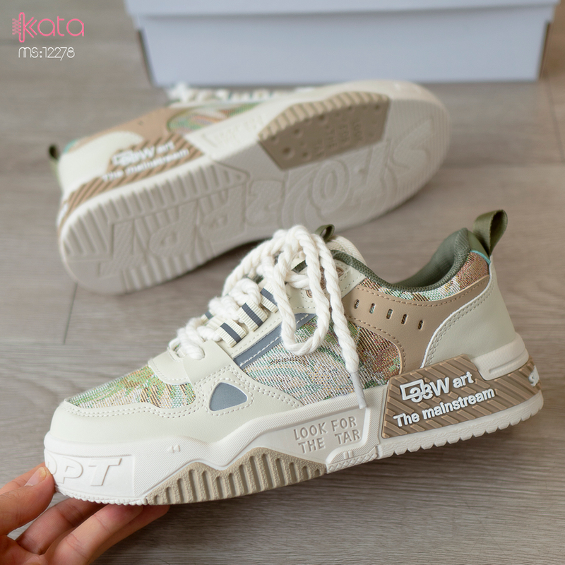 Giày thể thao nữ, giày dạo phố sinh viên phong cách Hàn Quốc 12279