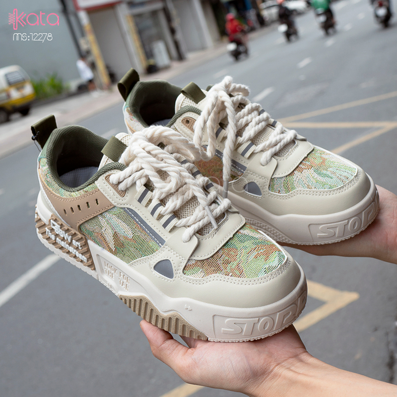 Giày thể thao nữ, giày dạo phố sinh viên phong cách Hàn Quốc 12279