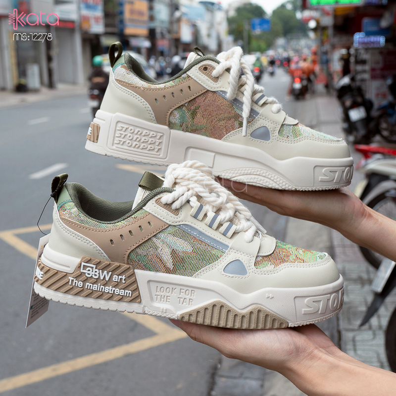 Giày thể thao nữ, giày dạo phố sinh viên phong cách Hàn Quốc 12279