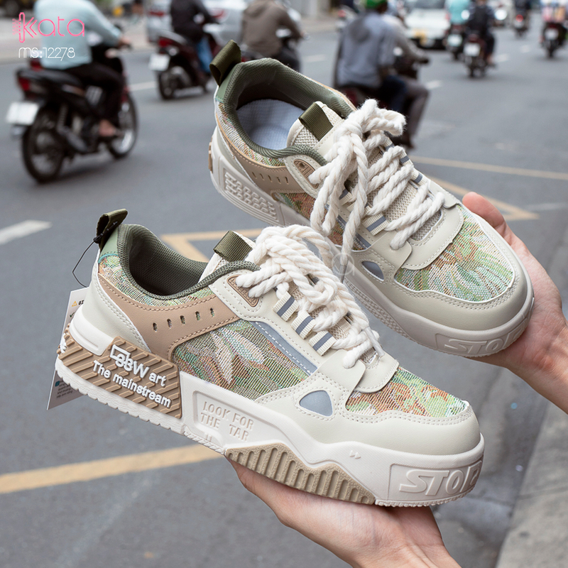 Giày thể thao nữ, giày dạo phố sinh viên phong cách Hàn Quốc 12279