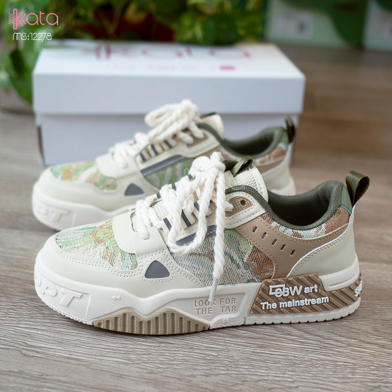 Giày thể thao nữ, giày dạo phố sinh viên phong cách Hàn Quốc 12279