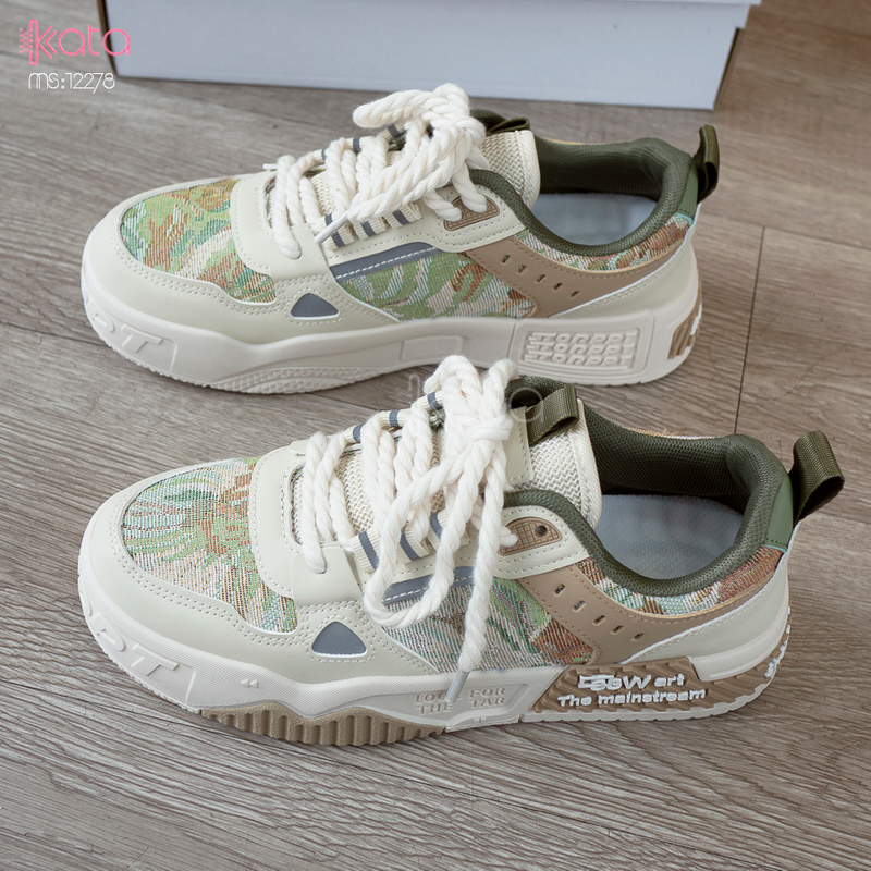 Giày thể thao nữ, giày dạo phố sinh viên phong cách Hàn Quốc 12279