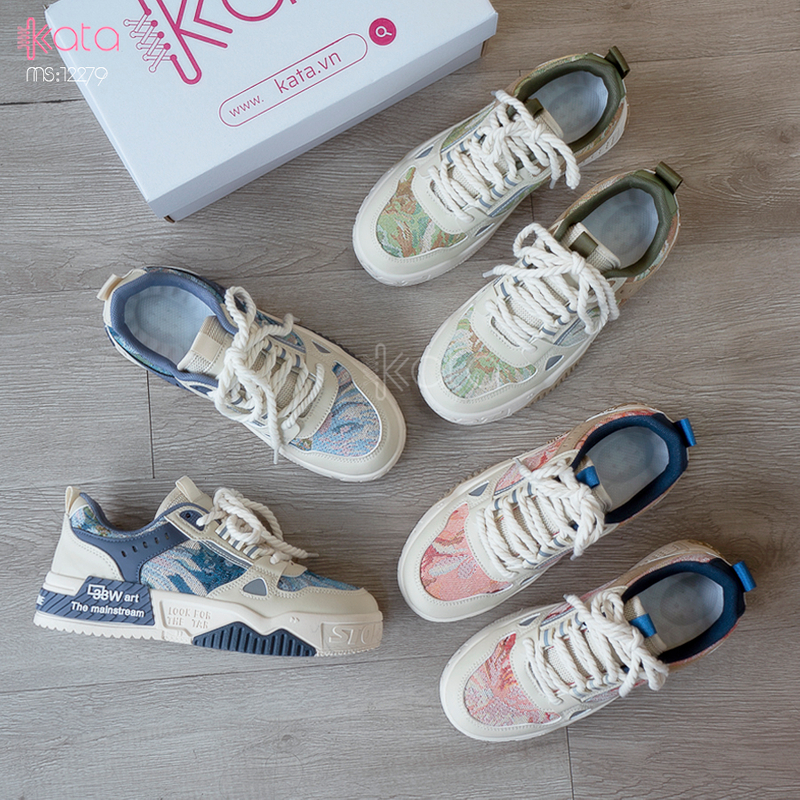 Giày thể thao nữ, giày dạo phố sinh viên phong cách Hàn Quốc 12279