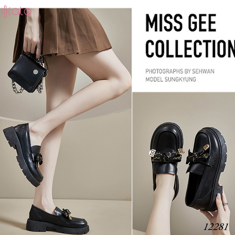 Giày slipon nữ giày lười dạo phố phong cách Hàn Quốc 12281