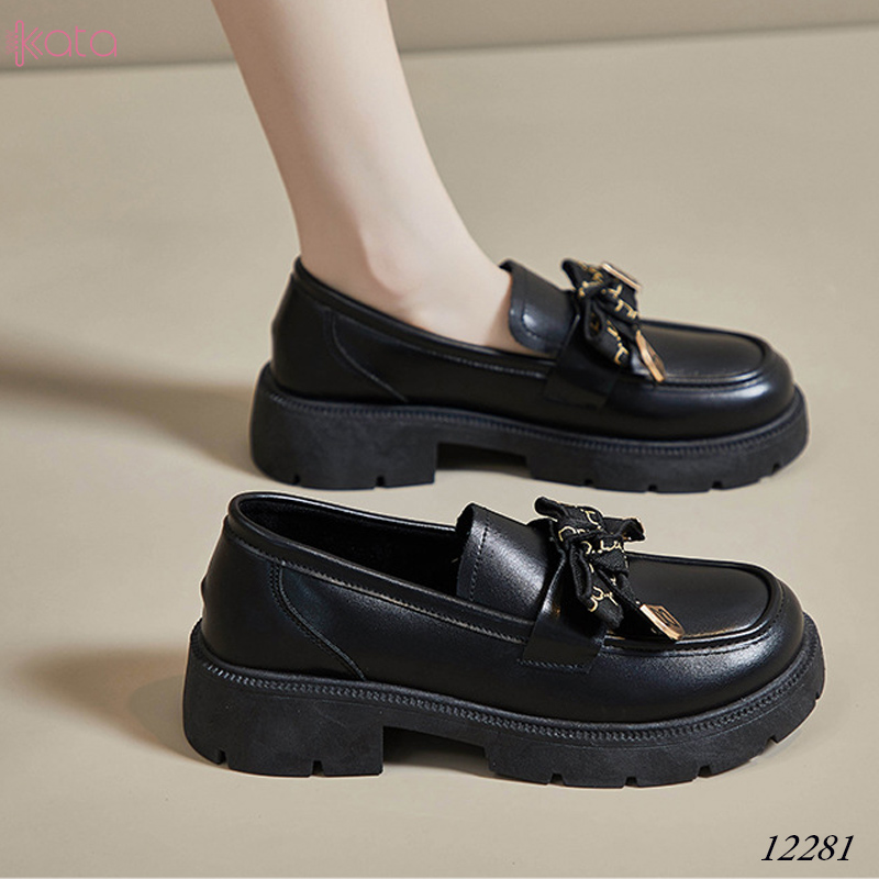 Giày slipon nữ giày lười dạo phố phong cách Hàn Quốc 12281