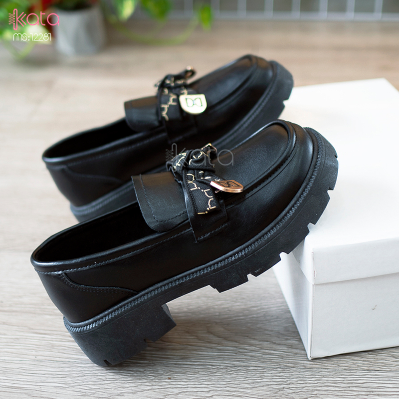Giày slipon nữ giày lười dạo phố phong cách Hàn Quốc 12281