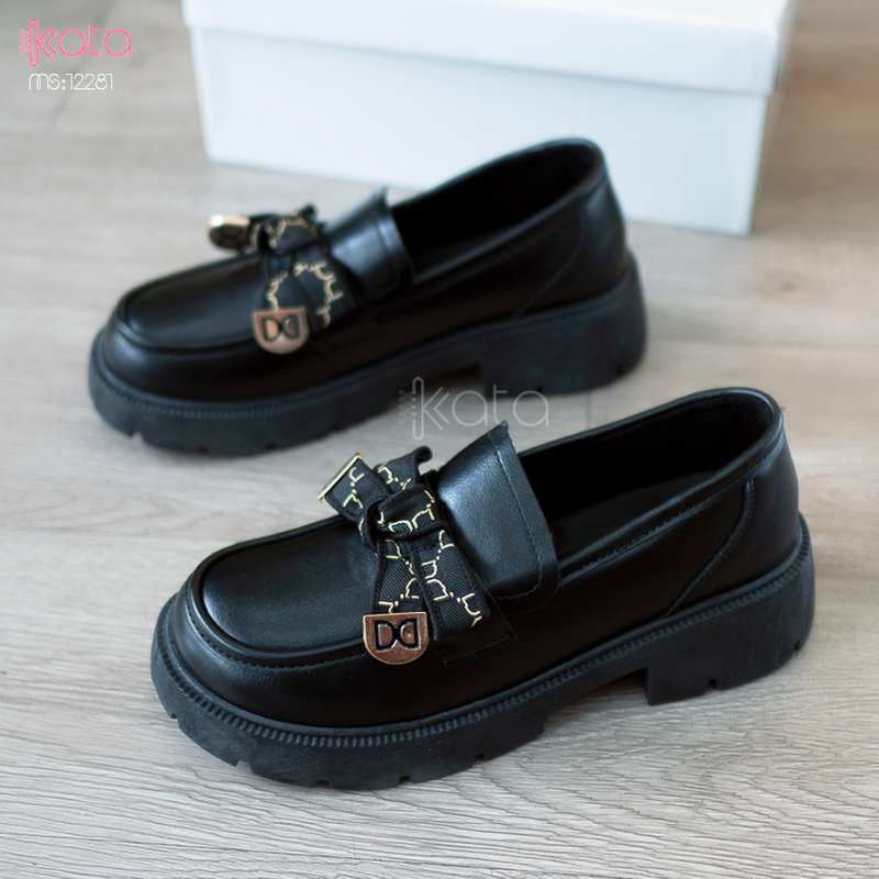 Giày slipon nữ giày lười dạo phố phong cách Hàn Quốc 12281