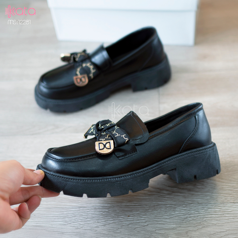 Giày slipon nữ giày lười dạo phố phong cách Hàn Quốc 12281