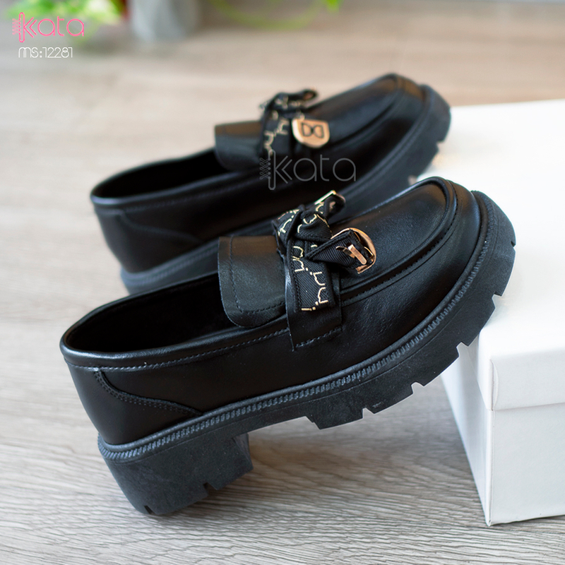 Giày slipon nữ giày lười dạo phố phong cách Hàn Quốc 12281