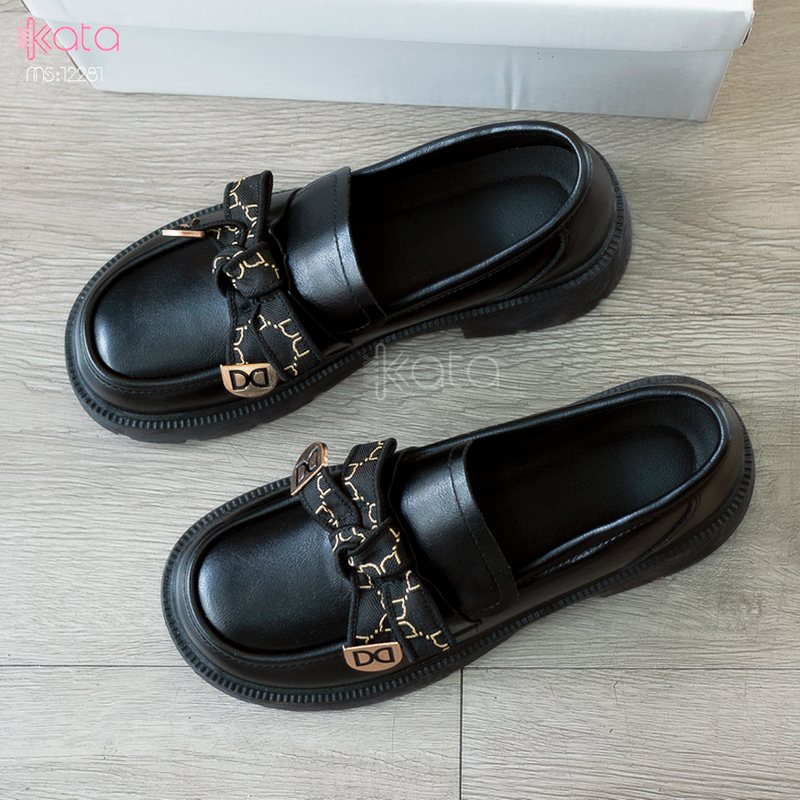 Giày slipon nữ giày lười dạo phố phong cách Hàn Quốc 12281