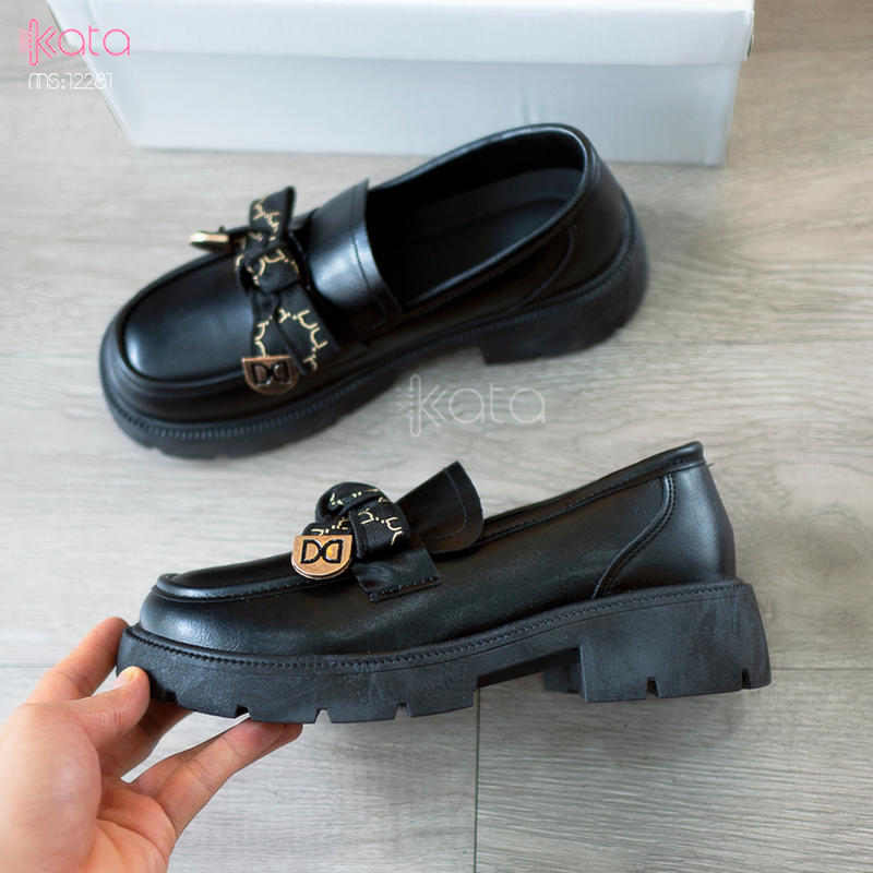 Giày slipon nữ giày lười dạo phố phong cách Hàn Quốc 12281