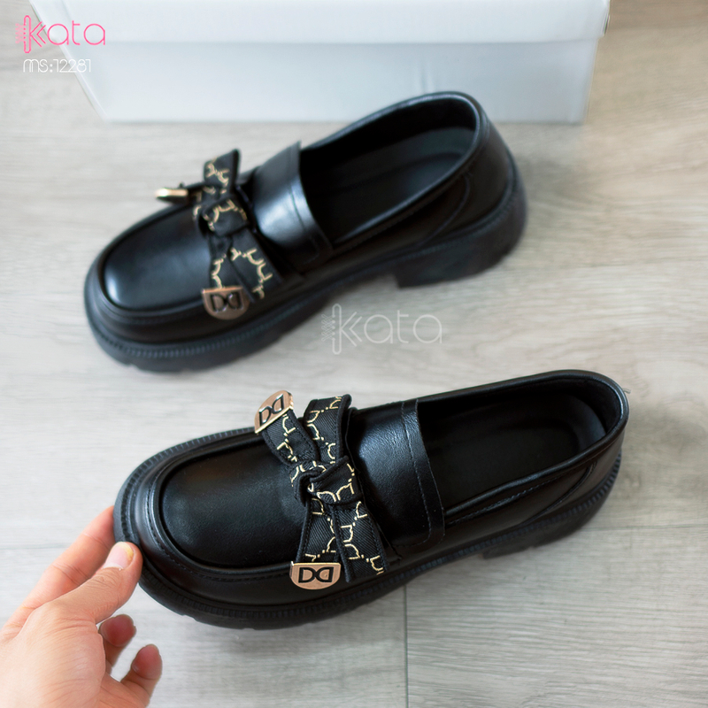 Giày slipon nữ giày lười dạo phố phong cách Hàn Quốc 12281