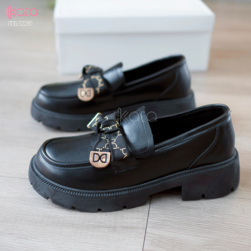 Giày slipon nữ giày lười dạo phố phong cách Hàn Quốc 12281