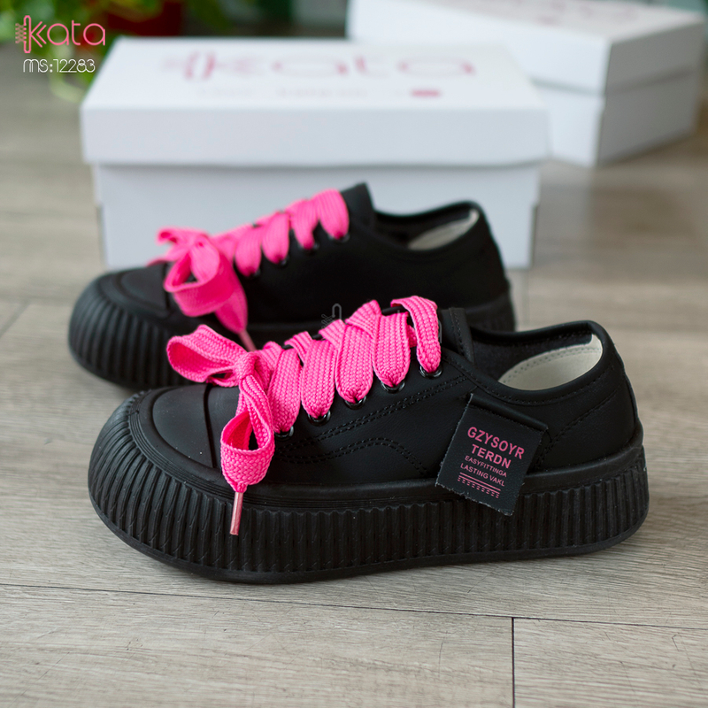 Giày thể thao nữ, đế dày tăng chiều cao phong cách Hàn Quốc 12284