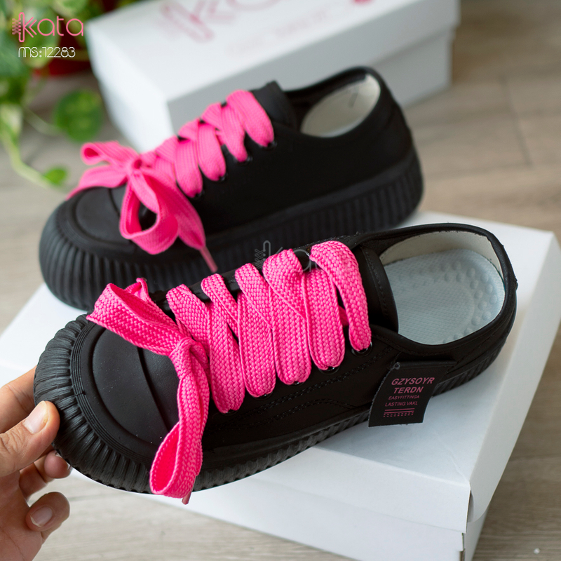 Giày thể thao nữ, đế dày tăng chiều cao phong cách Hàn Quốc 12284