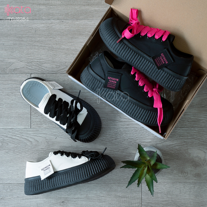 Giày thể thao nữ, đế dày tăng chiều cao phong cách Hàn Quốc 12284