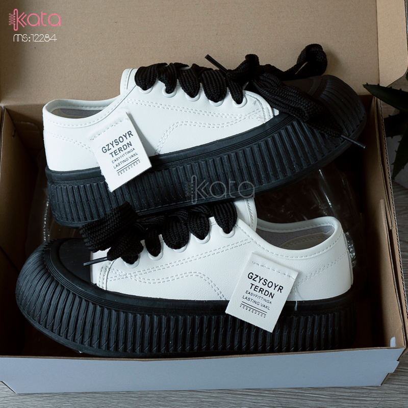 Giày thể thao nữ, đế dày tăng chiều cao phong cách Hàn Quốc 12284