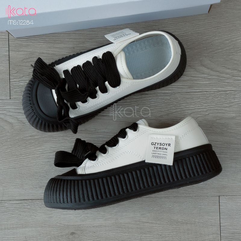 Giày thể thao nữ, đế dày tăng chiều cao phong cách Hàn Quốc 12284