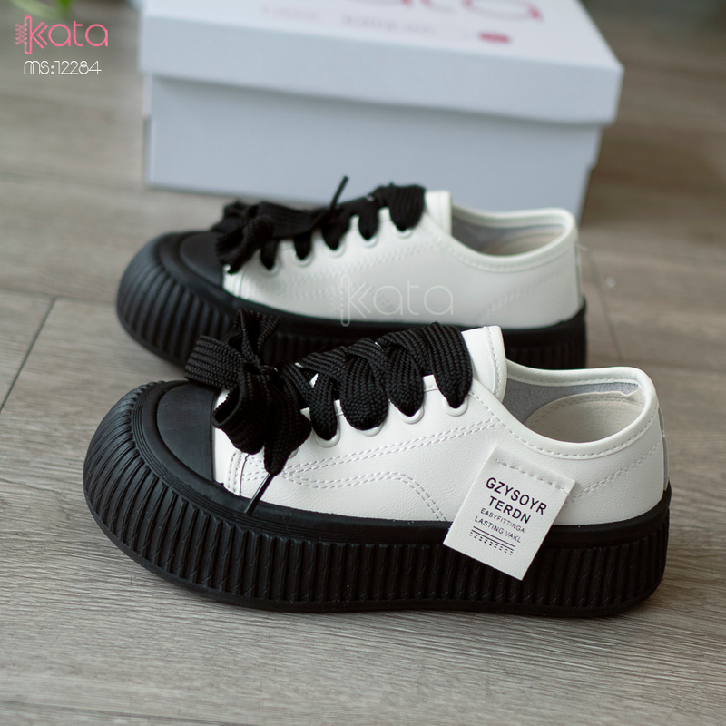 Giày thể thao nữ, đế dày tăng chiều cao phong cách Hàn Quốc 12284