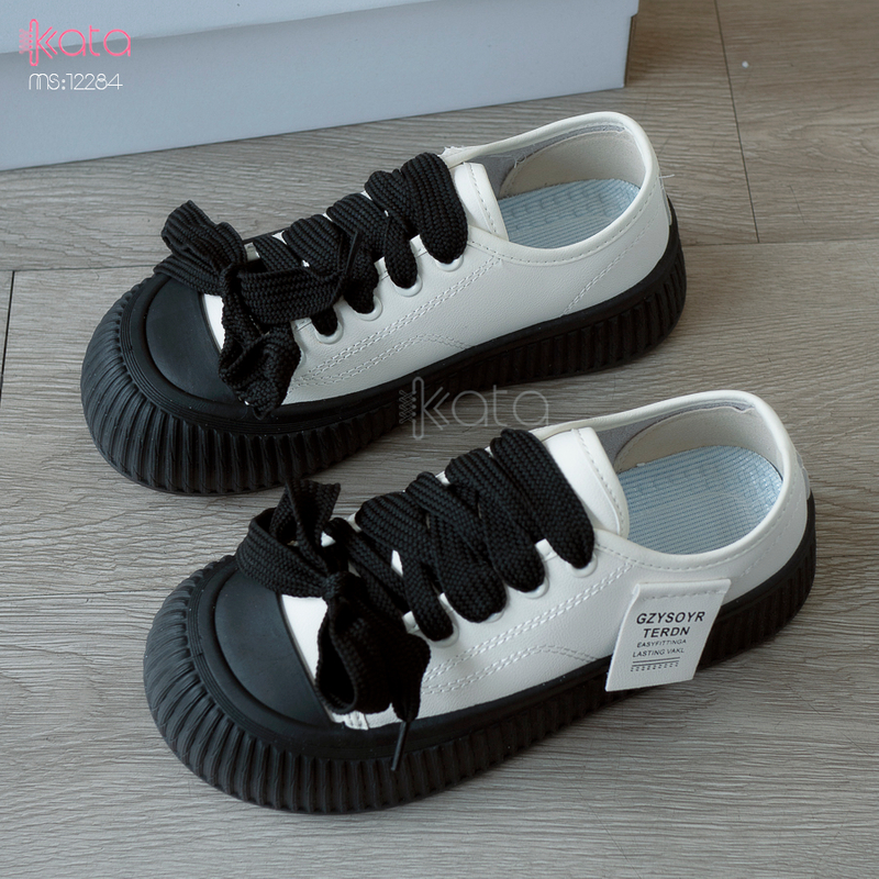 Giày thể thao nữ, đế dày tăng chiều cao phong cách Hàn Quốc 12284