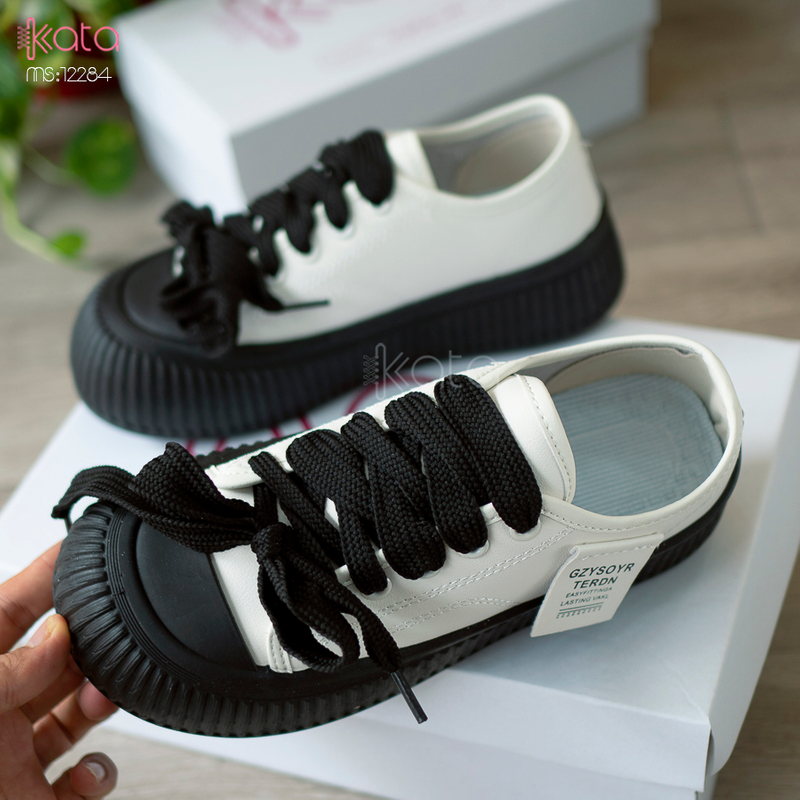 Giày thể thao nữ, đế dày tăng chiều cao phong cách Hàn Quốc 12284