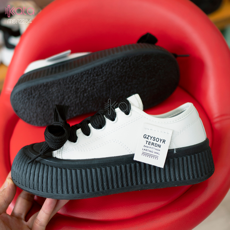 Giày thể thao nữ, đế dày tăng chiều cao phong cách Hàn Quốc 12284