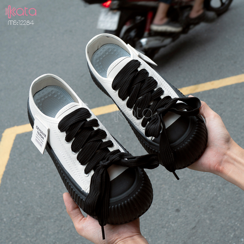 Giày thể thao nữ, đế dày tăng chiều cao phong cách Hàn Quốc 12284