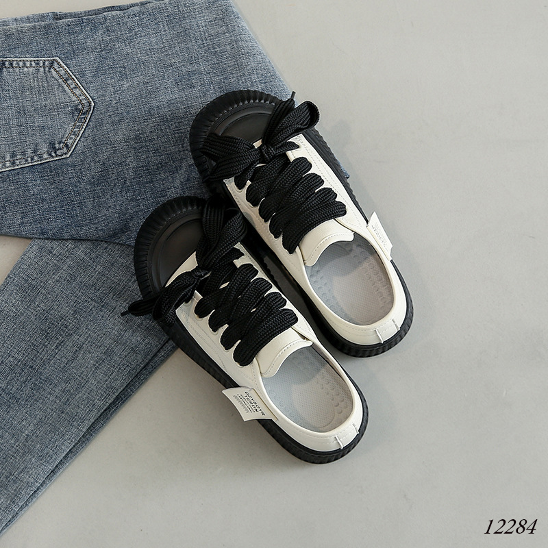 Giày thể thao nữ, đế dày tăng chiều cao phong cách Hàn Quốc 12284