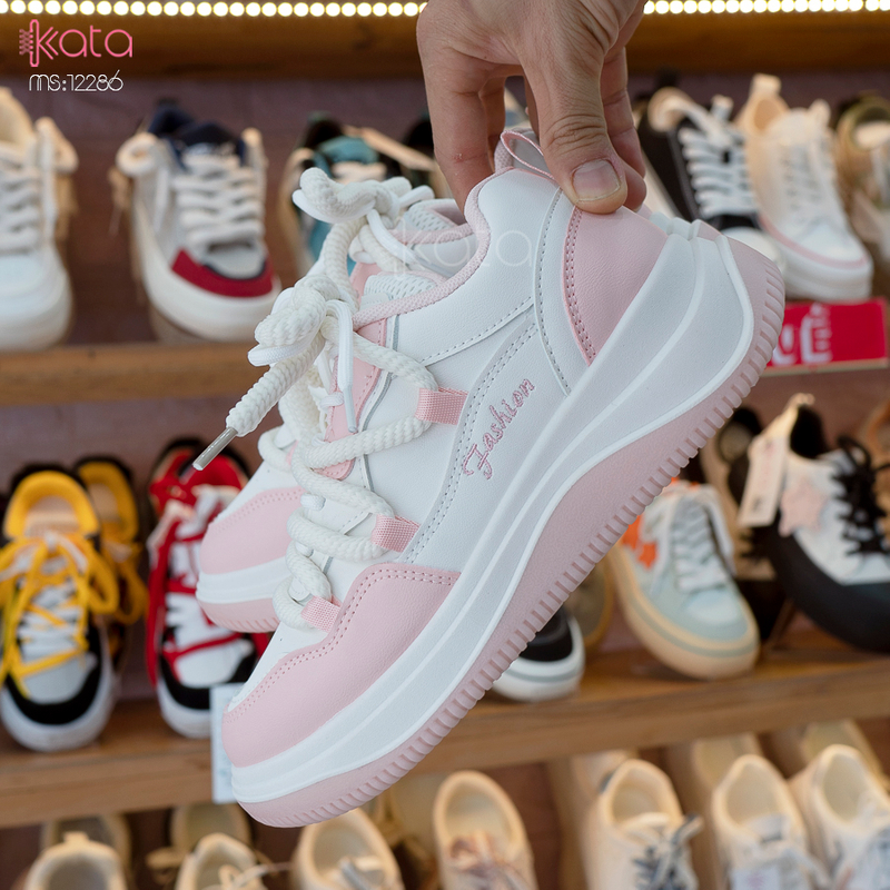 Giày thể thao nữ, giày chạy bộ,dạo phố sinh viên phong cách Hàn Quốc 12287