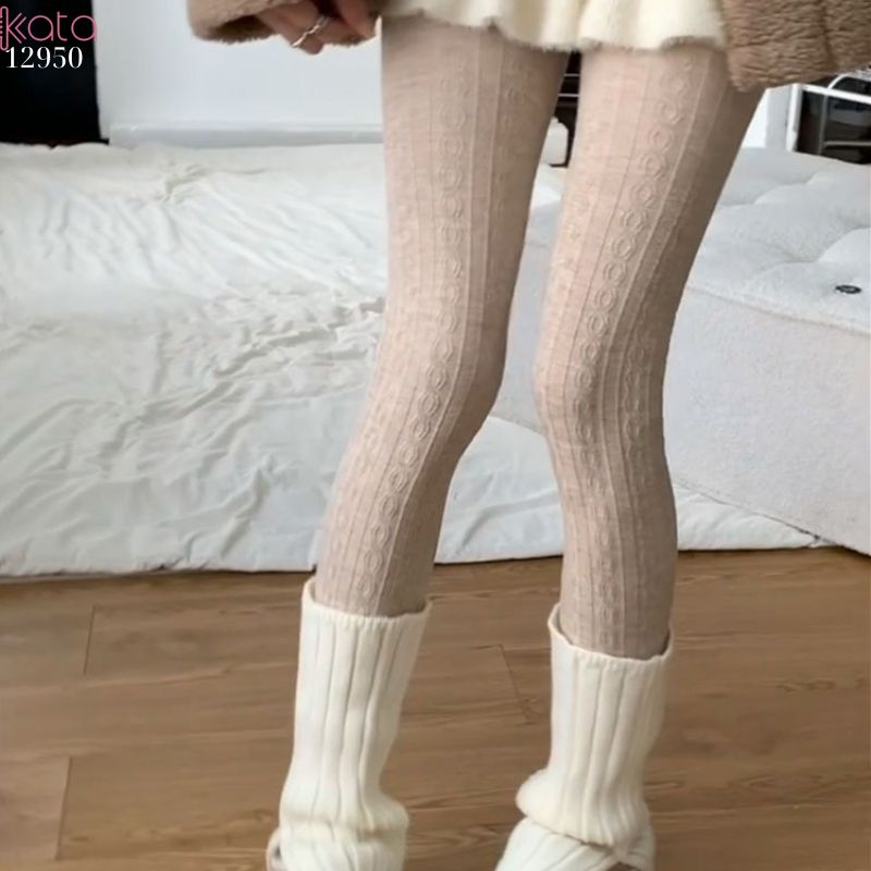 Ống tất thời trang,tất dày thu đông giữ ấm,phụ kiện đi bốt 12950