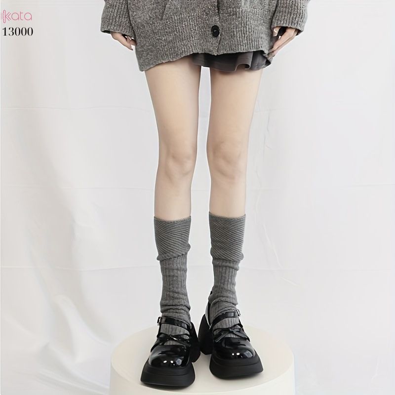 Tất bắp chân dệt kim,vớ mùa thu phong cách Hàn Quốc 13000