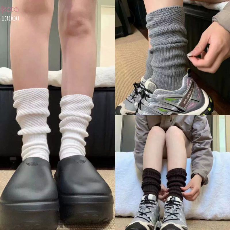Tất bắp chân dệt kim,vớ mùa thu phong cách Hàn Quốc 13000