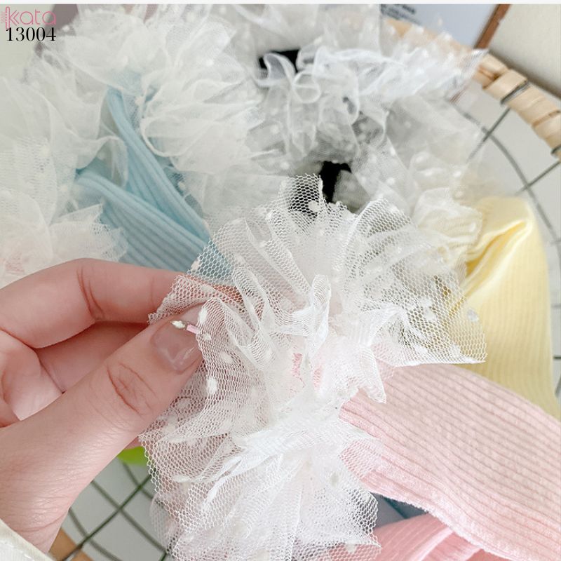 Tất cotton ren lolita chất lượng tốt,vớ JK phong cách Nhật Bản nữ 13004