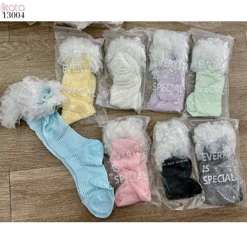 Tất cotton ren lolita chất lượng tốt,vớ JK phong cách Nhật Bản nữ 13004