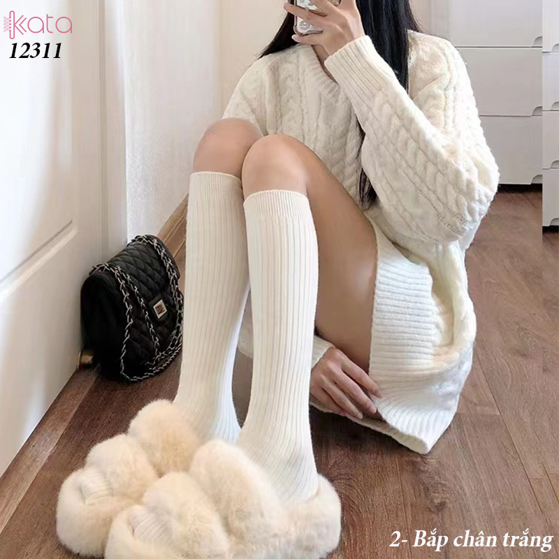 Tất bắp chân, tất dài qua đầu gối,đồng phục thu đông JK phong cách Nhật Bản 12311
