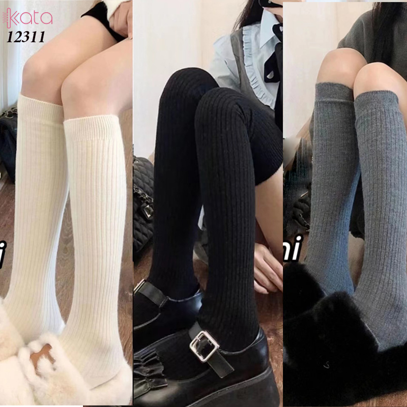 Tất bắp chân, tất dài qua đầu gối,đồng phục thu đông JK phong cách Nhật Bản 12311