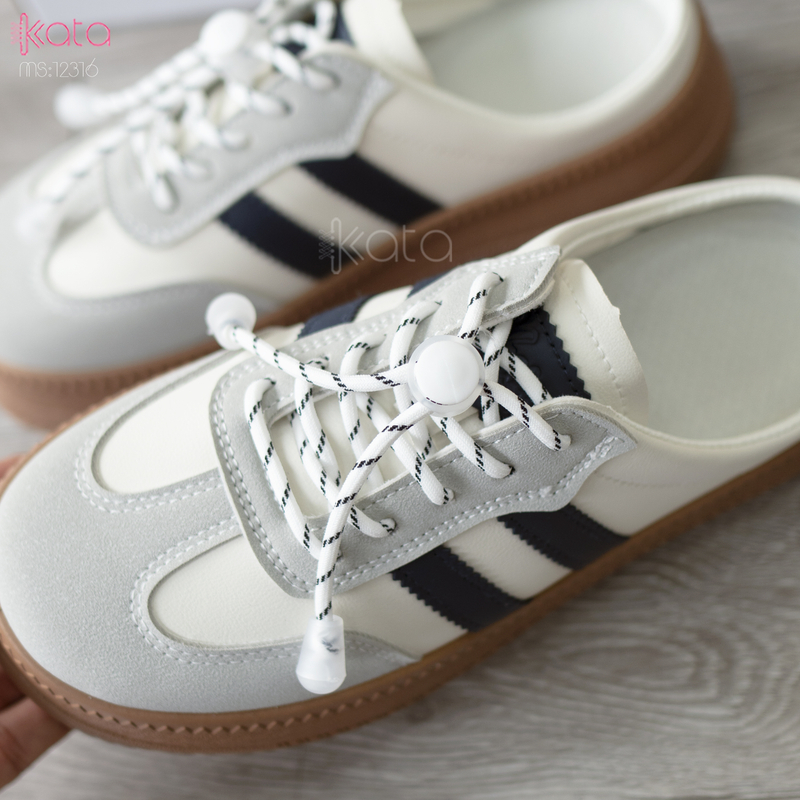 Giày sục hở gót,giày lười mùa hè thoáng khí phong cách Hàn Quốc 12504