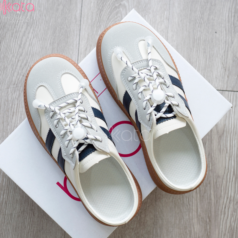 Giày sục hở gót,giày lười mùa hè thoáng khí phong cách Hàn Quốc 12504