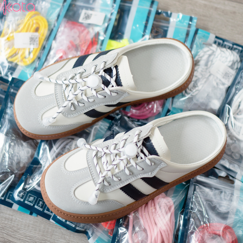 Giày sục hở gót,giày lười mùa hè thoáng khí phong cách Hàn Quốc 12504